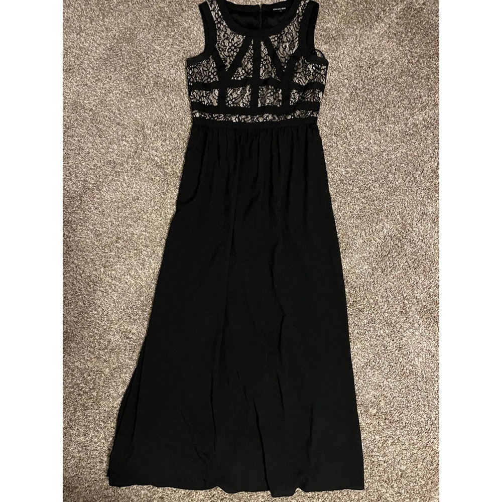 Gianni Bini Black Lace Maxi Dress